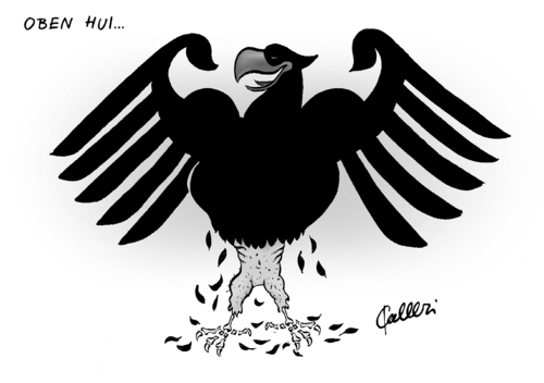 Cartoon: Armutsbericht 2015 (medium) by Paolo Calleri tagged deutschland,paritaetischer,wohlfahrtsverband,armut,reichtum,wohlstand,arbeit,soziales,bundeslaender,schere,kluft,armutsbericht,einkommensgruppen,armutsrisiko,erwerbslose,alleinerziehende,rentner,karikatur,cartoon,paolo,calleri