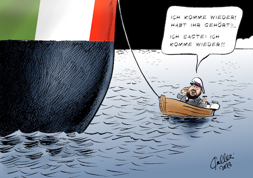 Ausgebooteter Salvini