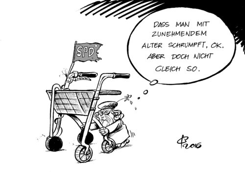Schrumpfende SPD Schrumpfende SPD