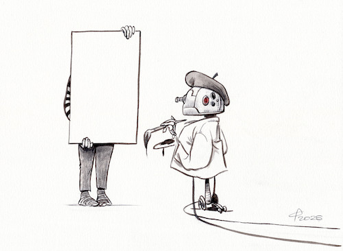 Cartoon: Tool (medium) by Paolo Calleri tagged ai,ai