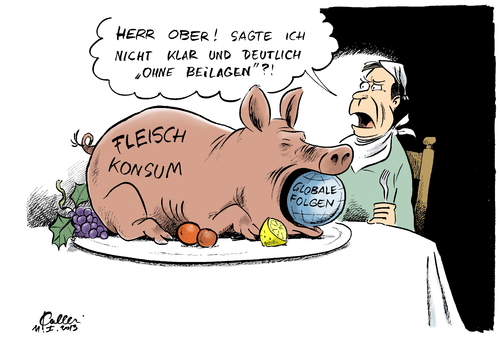 Cartoon: Wurscht (medium) by Paolo Calleri tagged fleischatlas,ernaehrung,tierschutz,umweltschutz,umweltschaeden,verbraucher,landwirtschaft,landflaechen,futtermittel,rohstoffe,tierquaelerei,produktion,co2,agrarflaechen,fleischverzehr,auswirkungen,global,menschheit,fleischkonsum,fleisch,fleisch,fleischkonsum,menschheit,global,auswirkungen,fleischverzehr,agrarflaechen,co2,produktion,tierquaelerei,rohstoffe,futtermittel,landflaechen,landwirtschaft,verbraucher,umweltschaeden,umweltschutz,tierschutz,ernaehrung,fleischatlas