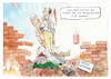 Cartoon: Brandmauer (small) by Paolo Calleri tagged deutschland,parteien,politik,cdu,afd,rechtsextremismus,union,merz,brandmauer,zusammenarbeit,faschismus,rechts,karikatur,cartoon,paolo,calleri
