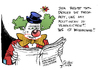 Cartoon: Clowns (small) by Paolo Calleri tagged deutschland,italien,rom,parlamentswahl,patt,kanzlerkandidat,peer,steinbrueck,aeusserung,clowns,beppe,grillo,silvio,berlusconi,frotzelei,spott,italiener,bundestagswahl,komiker,karikatur,paolo,calleri