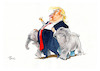 Cartoon: Der Unberührbare? (small) by Paolo Calleri tagged usa,ex,praesident,donald,trump,justiz,republikaner,partei,politik,staatsanwalt,karikatur,cartoon,paolo,calleri