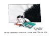 Cartoon: Krimi (small) by Paolo Calleri tagged lesen,leser,genre,krimi,kopfschuss,warnung,warnhinweis