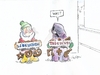 Cartoon: Kuchen (small) by Paolo Calleri tagged lebkuchen,verkauf,advent,adventszeit,weihnachten,weihnachtsmarkt