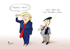 Cartoon: Marine Le Trump (small) by Paolo Calleri tagged frankreich,wahlen,praesidentschaft,stichwahl,marin,le,pen,emmanuel,macron,front,national,rechtspopulisten,wirtschaft,sicherheit,einwanderung,europa,euro,terrorismus,populismus,beschimpfungen,fake,news,karikatur,cartoon,paolo,calleri
