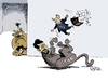 Cartoon: Verspielte Perserkatze (small) by Paolo Calleri tagged iran,atomenergiebehörde,iaea,atomgespräche,beobachter,atominspektoren,teheran,militäranlage,militärgelände,atomprogramm,parchin,nuklearprogramm,mahmud,ahmadinedschad
