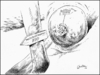 Cartoon: Zwischenstopp oder Endstation? (small) by Paolo Calleri tagged guido,westerwelle,parteichef,fdp,umfragetief,dreikönigstreffen,stuttgart