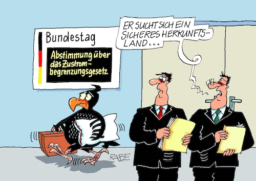 Cartoon: Auswanderung (medium) by RABE tagged ampel,ampelregierung,rot,grün,gelb,fdp,spd,grüne,rabe,ralf,böhme,cartoon,karikatur,pressezeichnung,farbcartoon,tagescartoon,inflation,einkommen,rente,rentenpaket,bruch,streit,neuwahlen,bundestag,abstimmung,afd,merz,weidel,migrationsantrag,union,zustrombegrenzungsgesetz,zuwanderung,abschiebung,grenzkontrollen,ampel,ampelregierung,rot,grün,gelb,fdp,spd,grüne,rabe,ralf,böhme,cartoon,karikatur,pressezeichnung,farbcartoon,tagescartoon,inflation,einkommen,rente,rentenpaket,bruch,streit,neuwahlen,bundestag,abstimmung,afd,merz,weidel,migrationsantrag,union,zustrombegrenzungsgesetz,zuwanderung,abschiebung,grenzkontrollen