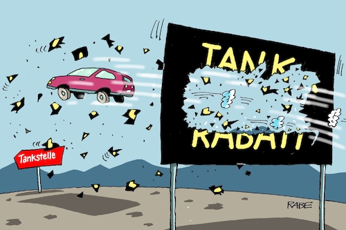 Cartoon: Billboard (medium) by RABE tagged merz,kanzler,koalition,union,spd,klingbeil,cartoon,karikatur,pressezeichnung,farbcartoon,tagescartoon,db,bahn,frühling,frühjahr,frühjahrsputz,ice,zug,blumenkasten,blumenkästen,esc,songcontest,billboard,tankrabatt,rabatt,spritpreis,auto,pkw,autofahrer,werbetafel,transparent,durchbruch,tankstelle,merz,kanzler,koalition,union,spd,klingbeil,cartoon,karikatur,pressezeichnung,farbcartoon,tagescartoon,db,bahn,frühling,frühjahr,frühjahrsputz,ice,zug,blumenkasten,blumenkästen,esc,songcontest,billboard,tankrabatt,rabatt,spritpreis,auto,pkw,autofahrer,werbetafel,transparent,durchbruch,tankstelle