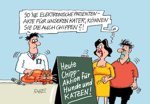 Cartoon: Chipp chipp hurra (medium) by RABE tagged ampel,ampelregierung,rot,grün,gelb,fdp,spd,grüne,rabe,ralf,böhme,cartoon,karikatur,pressezeichnung,farbcartoon,tagescartoon,inflation,einkommen,rente,rentenpaket,bruch,streit,neuwahlen,karl,lauterbach,gesundheitsminister,chipp,chippkarte,epa,patientenakte,tierarzt,chippaktion,hunde,katzen,kater,ampel,ampelregierung,rot,grün,gelb,fdp,spd,grüne,rabe,ralf,böhme,cartoon,karikatur,pressezeichnung,farbcartoon,tagescartoon,inflation,einkommen,rente,rentenpaket,bruch,streit,neuwahlen,karl,lauterbach,gesundheitsminister,chipp,chippkarte,epa,patientenakte,tierarzt,chippaktion,hunde,katzen,kater