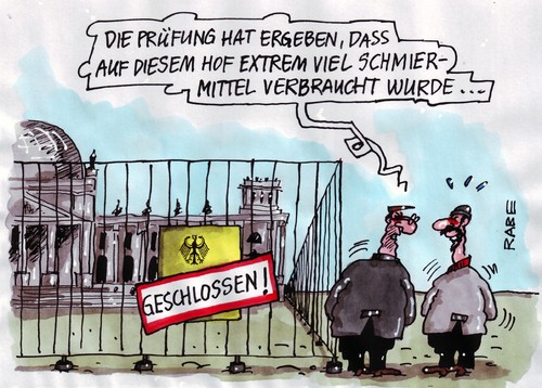 Cartoon: Dioxin in der Regierung (medium) by RABE tagged lügen,prüfung,geflügel,beurnhof,eier,essen,umweltschutz,umweltminister,verbraucherschutz,euro,industriefette,schmirmittel,dioxinskandal,gesunde,reichstag,schließung,politikergeschwätz,legebatterie,hühnerhof,ernährung,dioxin,ei,skandal,lebensmittel,eier,verunreinigung,grenzwert,verseuchung,vergiftung,gift,futtermittel,essen,tierfutter,nahrung,ernährung,restaurant,frühstück,verbraucher,verbraucherschutz