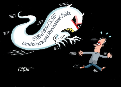 Cartoon: Ein Gespenst geht um (medium) by RABE tagged merz,kanzler,koalition,union,spd,klingbeil,cartoon,karikatur,pressezeichnung,farbcartoon,tagescartoon,bürokratie,verwaltung,beamte,modernisierung,monster,drachen,schwert,holzschwert,nägel,säge,landtagswahl,rheinland,pfalz,gespenst,geist,umfrage,berlin,schnieder,schweitzer,merz,kanzler,koalition,union,spd,klingbeil,cartoon,karikatur,pressezeichnung,farbcartoon,tagescartoon,bürokratie,verwaltung,beamte,modernisierung,monster,drachen,schwert,holzschwert,nägel,säge,landtagswahl,rheinland,pfalz,gespenst,geist,umfrage,berlin,schnieder,schweitzer