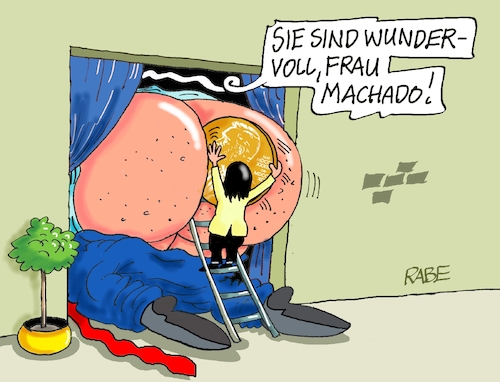 Cartoon: Gespaltene Ansicht (medium) by RABE tagged trump,präsident,usa,donald,einmarsch,erstürmung,cartoon,karikatur,pressezeichnung,rabe,ralf,böhme,farbcartoon,tagescartoon,venezuela,südamerika,maduro,regimewechsel,weltordnung,kongress,völkerrecht,achado,frieden,nobel,friedensnobelpreis,nobelpreis,medaill,rückgabe,hintern,hinternkriecher,trump,präsident,usa,donald,einmarsch,erstürmung,cartoon,karikatur,pressezeichnung,rabe,ralf,böhme,farbcartoon,tagescartoon,venezuela,südamerika,maduro,regimewechsel,weltordnung,kongress,völkerrecht,achado,frieden,nobel,friedensnobelpreis,nobelpreis,medaill,rückgabe,hintern,hinternkriecher