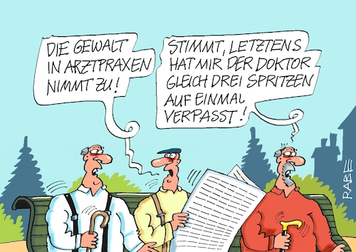 Cartoon: Gewaltiges (medium) by RABE tagged zahn,zahnarzt,zahnarztstuhl,zähne,patient,behandlungsraum,rabe,ralf,böhme,cartoon,karikatur,pressezeichnung,farbcartoon,tagescartoon,arztpraxis,arzt,doktor,gewalt,spritze,zunahme,zahn,zahnarzt,zahnarztstuhl,zähne,patient,behandlungsraum,rabe,ralf,böhme,cartoon,karikatur,pressezeichnung,farbcartoon,tagescartoon,arztpraxis,arzt,doktor,gewalt,spritze,zunahme