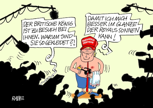 Glänzender Trump