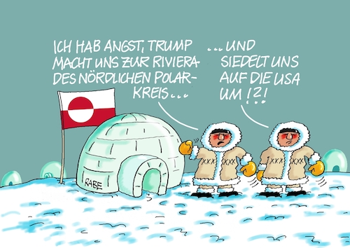 Cartoon: Grönländische Riviera (medium) by RABE tagged donald,trump,kamala,harris,präsidentschaftswahl,usa,wahlkampf,joe,biden,rabe,ralf,böhme,cartoon,karikatur,pressezeichnung,farbcartoon,tagescartoon,mc,donalds,burger,gaza,riviera,nahost,grönland,umsiedlung,aussiedlung,vertreibung,polar,polarkreis,eis,schnee,kälte,eskimo,iglu,urlaub,urlauber,donald,trump,kamala,harris,präsidentschaftswahl,usa,wahlkampf,joe,biden,rabe,ralf,böhme,cartoon,karikatur,pressezeichnung,farbcartoon,tagescartoon,mc,donalds,burger,gaza,riviera,nahost,grönland,umsiedlung,aussiedlung,vertreibung,polar,polarkreis,eis,schnee,kälte,eskimo,iglu,urlaub,urlauber