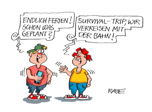 Cartoon: Horrorferien (medium) by RABE tagged merz,kanzler,koalition,union,spd,klingbeil,cartoon,karikatur,pressezeichnung,farbcartoon,tagescartoon,bill,kaulitz,zwillinge,brüder,wetten,dass,samstagabenshow,show,showmaster,zdf,gottschalk,klum,bildung,schulferien,schüler,db,bahn,zugfahrt,reise,urlaub,ferien,merz,kanzler,koalition,union,spd,klingbeil,cartoon,karikatur,pressezeichnung,farbcartoon,tagescartoon,bill,kaulitz,zwillinge,brüder,wetten,dass,samstagabenshow,show,showmaster,zdf,gottschalk,klum,bildung,schulferien,schüler,db,bahn,zugfahrt,reise,urlaub,ferien