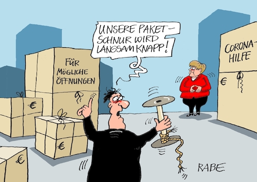 Cartoon: Im Paketshop (medium) by RABE tagged ohne,worte,ohne,worte