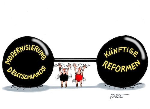 Koalitions Schwergewichte