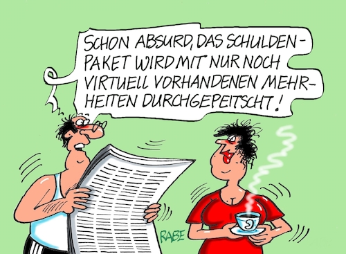 Cartoon: Komisches (medium) by RABE tagged ampel,ampelregierung,rot,grün,gelb,fdp,spd,grüne,rabe,ralf,böhme,cartoon,karikatur,pressezeichnung,farbcartoon,tagescartoon,inflation,einkommen,rente,rentenpaket,bruch,streit,neuwahlen,bundestag,schulden,schuldenpaket,finanzpaket,sondervermögen,schuldenbremse,merz,abstimmung,virtuelles,mehrheit,ampel,ampelregierung,rot,grün,gelb,fdp,spd,grüne,rabe,ralf,böhme,cartoon,karikatur,pressezeichnung,farbcartoon,tagescartoon,inflation,einkommen,rente,rentenpaket,bruch,streit,neuwahlen,bundestag,schulden,schuldenpaket,finanzpaket,sondervermögen,schuldenbremse,merz,abstimmung,virtuelles,mehrheit