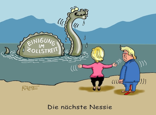 Nessi wieder aufgetaucht