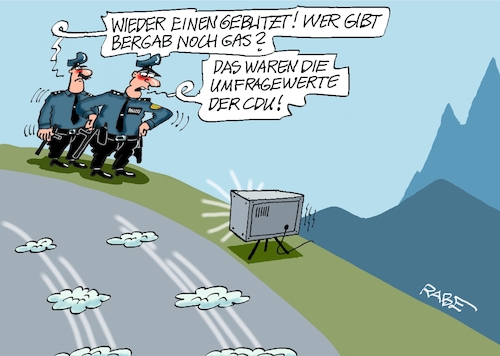 Cartoon: Potzblitz (medium) by RABE tagged merz,kanzler,koalition,union,spd,klingbeil,cartoon,karikatur,pressezeichnung,farbcartoon,tagescartoon,db,bahn,frühling,frühjahr,frühjahrsputz,ice,zug,blumenkasten,blumenkästen,esc,songcontest,blitzer,polizei,blitzmarathon,marathon,blitzermarathon,geschwindikgeitrekord,raser,umfragewerte,beliebtheit,merz,kanzler,koalition,union,spd,klingbeil,cartoon,karikatur,pressezeichnung,farbcartoon,tagescartoon,db,bahn,frühling,frühjahr,frühjahrsputz,ice,zug,blumenkasten,blumenkästen,esc,songcontest,blitzer,polizei,blitzmarathon,marathon,blitzermarathon,geschwindikgeitrekord,raser,umfragewerte,beliebtheit