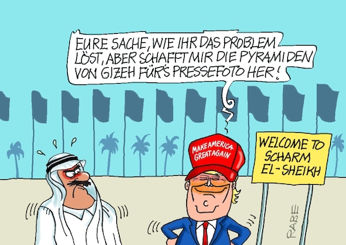 Cartoon: Pyramidenbeschaffung (medium) by RABE tagged trump,kanada,gipfel,gipfeltreffen,staatschefs,rabe,ralf,böhme,cartoon,karikatur,pressezeichnung,farbcartoon,tagescartoon,gespenst,geist,angst,donald,usa,nato,natoaustritt,schild,nahost,hamas,israel,gaza,gazakrieg,friedensplan,gazadeal,netanjahu,scharm,el,scheich,pyramide,gizeh,beschaffung,ägypten,trump,kanada,gipfel,gipfeltreffen,staatschefs,rabe,ralf,böhme,cartoon,karikatur,pressezeichnung,farbcartoon,tagescartoon,gespenst,geist,angst,donald,usa,nato,natoaustritt,schild,nahost,hamas,israel,gaza,gazakrieg,friedensplan,gazadeal,netanjahu,scharm,el,scheich,pyramide,gizeh,beschaffung,ägypten