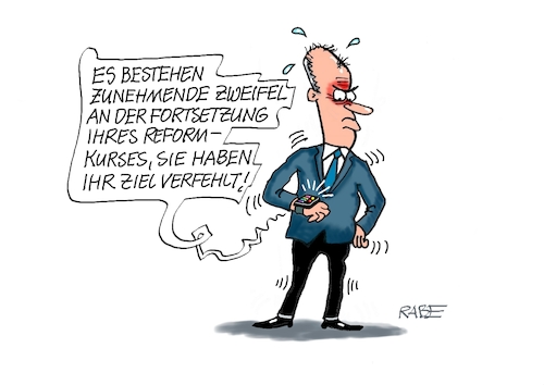 Cartoon: Reformstau (medium) by RABE tagged merz,kanzler,koalition,union,spd,klingbeil,cartoon,karikatur,pressezeichnung,farbcartoon,tagescartoon,db,bahn,frühling,frühjahr,frühjahrsputz,ice,zug,blumenkasten,blumenkästen,esc,songcontest,kanzlerschaft,reformen,rücktritt,ende,umfragetief,unbeliebtheit,smartwatch,fitness,fitnesstracker,ki,it,computer,rechner,armbanduhr,merz,kanzler,koalition,union,spd,klingbeil,cartoon,karikatur,pressezeichnung,farbcartoon,tagescartoon,db,bahn,frühling,frühjahr,frühjahrsputz,ice,zug,blumenkasten,blumenkästen,esc,songcontest,kanzlerschaft,reformen,rücktritt,ende,umfragetief,unbeliebtheit,smartwatch,fitness,fitnesstracker,ki,it,computer,rechner,armbanduhr
