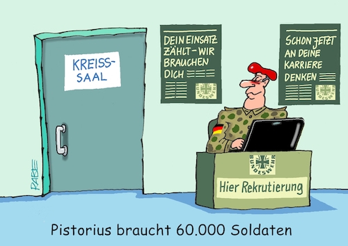 Cartoon: Rekrutierung (medium) by RABE tagged merz,groko,spd,union,posten,postenvergabe,rabe,ralf,böhme,cartoon,karikatur,pressezeichnung,farbcartoon,tagescartoon,schaufenster,deko,umbau,laden,ladenhüter,regierungsbildung,pistorius,verteidigung,bundeswehr,soldaten,rekrutierung,nato,ukrainekrieg,entbindung,säuglingsstation,kreisssaal,merz,groko,spd,union,posten,postenvergabe,rabe,ralf,böhme,cartoon,karikatur,pressezeichnung,farbcartoon,tagescartoon,schaufenster,deko,umbau,laden,ladenhüter,regierungsbildung,pistorius,verteidigung,bundeswehr,soldaten,rekrutierung,nato,ukrainekrieg,entbindung,säuglingsstation,kreisssaal