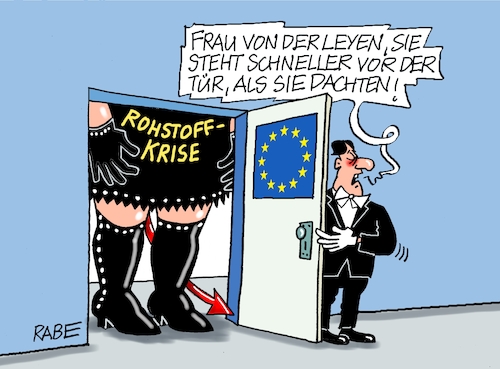 Cartoon: Rohstoffkrise (medium) by RABE tagged merz,union,kanzler,fritze,koalition,spd,klingbeil,bundesregierung,rabe,ralf,böhme,cartoon,karikatur,pressezeichnung,farbcartoon,tagescartoon,trump,putin,krisen,tv,nachrichten,waschmaschine,eu,von,der,leyen,europa,krise,rohstoffe,rohstoffkrise,tür,satan,teufel,merz,union,kanzler,fritze,koalition,spd,klingbeil,bundesregierung,rabe,ralf,böhme,cartoon,karikatur,pressezeichnung,farbcartoon,tagescartoon,trump,putin,krisen,tv,nachrichten,waschmaschine,eu,von,der,leyen,europa,krise,rohstoffe,rohstoffkrise,tür,satan,teufel