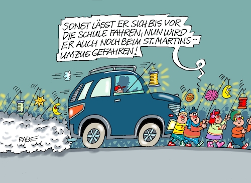 Cartoon: Sankt Martin (medium) by RABE tagged halloween,grusel,kürbis,süßes,saures,kinder,masken,verkleidung,winter,schneemann,jahrhundertwinter,sankt,martin,martinstag,martinsumzug,laterne,lampignon,laternenumzug,suv,pkw,schule,halloween,grusel,kürbis,süßes,saures,kinder,masken,verkleidung,winter,schneemann,jahrhundertwinter,sankt,martin,martinstag,martinsumzug,laterne,lampignon,laternenumzug,suv,pkw,schule