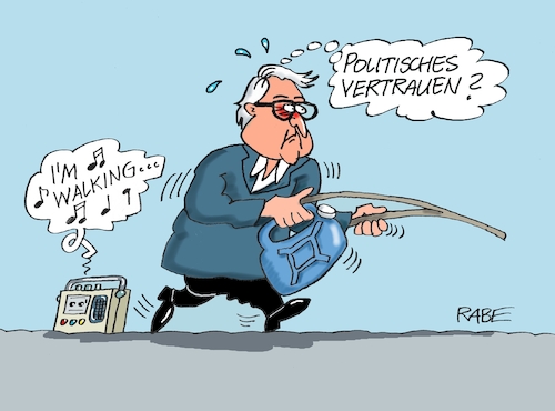 Steinmeier walkt Steinmeier walkt