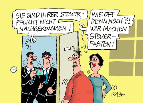 Cartoon: Steuerfasten (medium) by RABE tagged merz,kanzler,koalition,union,spd,klingbeil,cartoon,karikatur,pressezeichnung,farbcartoon,tagescartoon,bürokratie,verwaltung,beamte,modernisierung,monster,drachen,schwert,holzschwert,nägel,säge,fasching,karneval,aschermittwoch,fasten,fastenzeit,verzicht,steuer,steuerzahler,finanzamt,gerichtsvollzieher,haustür,merz,kanzler,koalition,union,spd,klingbeil,cartoon,karikatur,pressezeichnung,farbcartoon,tagescartoon,bürokratie,verwaltung,beamte,modernisierung,monster,drachen,schwert,holzschwert,nägel,säge,fasching,karneval,aschermittwoch,fasten,fastenzeit,verzicht,steuer,steuerzahler,finanzamt,gerichtsvollzieher,haustür
