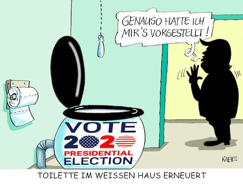 Cartoon: Toilettengang (medium) by RABE tagged trump,usa,president,bolton,literatur,bücher,rabe,ralf,böhme,cartoon,karikatur,pressezeichnung,farbcartoon,tagescartoon,corona,biden,harris,briefwähler,demokratieverlust,wahlsieger,wahlnacht,wahlparty,stimmabgabe,stimmauszählung,wahlbetrug,trump,usa,president,bolton,literatur,bücher,rabe,ralf,böhme,cartoon,karikatur,pressezeichnung,farbcartoon,tagescartoon,corona,biden,harris,briefwähler,demokratieverlust,wahlsieger,wahlnacht,wahlparty,stimmabgabe,stimmauszählung,wahlbetrug