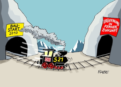 Tunnelsystem in Betrieb