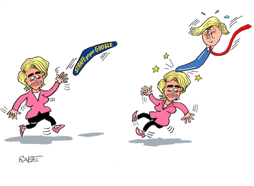 Cartoon: Uschi gegen Google (medium) by RABE tagged merz,kanzler,koalition,union,spd,klingbeil,cartoon,karikatur,pressezeichnung,farbcartoon,tagescartoon,db,bahn,frühling,frühjahr,frühjahrsputz,ice,zug,blumenkasten,blumenkästen,esc,songcontest,ursula,von,der,leyen,eu,brüssel,strafe,google,bummerrang,trump,retourkutsche,merz,kanzler,koalition,union,spd,klingbeil,cartoon,karikatur,pressezeichnung,farbcartoon,tagescartoon,db,bahn,frühling,frühjahr,frühjahrsputz,ice,zug,blumenkasten,blumenkästen,esc,songcontest,ursula,von,der,leyen,eu,brüssel,strafe,google,bummerrang,trump,retourkutsche