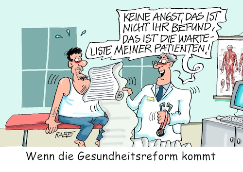 Cartoon: Warte warte noch ein Weilchen (medium) by RABE tagged merz,kanzler,koalition,union,spd,klingbeil,cartoon,karikatur,pressezeichnung,farbcartoon,tagescartoon,db,bahn,frühling,frühjahr,frühjahrsputz,ice,zug,blumenkasten,blumenkästen,warken,gesundheitsreform,kassenreform,patient,arzt,warteliste,befund,krankenkasse,warte,merz,kanzler,koalition,union,spd,klingbeil,cartoon,karikatur,pressezeichnung,farbcartoon,tagescartoon,db,bahn,frühling,frühjahr,frühjahrsputz,ice,zug,blumenkasten,blumenkästen,warken,gesundheitsreform,kassenreform,patient,arzt,warteliste,befund,krankenkasse