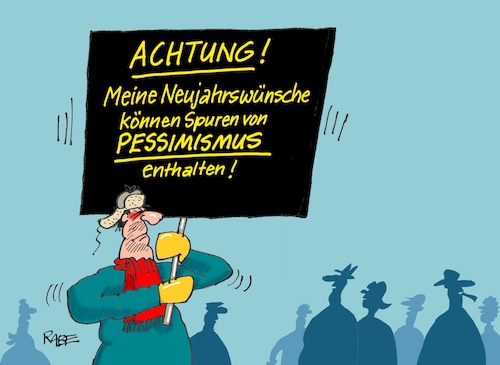 Cartoon: Wünsche über Wünsche (medium) by RABE tagged silvester,neujahr,jahresbeginn,prosit,rutsch,feuerwerk,böller,neujahrsansprache,silvesteransprache,rabe,ralf,böhme,cartoon,karikatur,pressezeichnung,farbcartoon,tagescartoon,tv,wünsche,neujahrswünsche,pessimismus,pesimist,transparent,schild,silvester,neujahr,jahresbeginn,prosit,rutsch,feuerwerk,böller,neujahrsansprache,silvesteransprache,rabe,ralf,böhme,cartoon,karikatur,pressezeichnung,farbcartoon,tagescartoon,tv,wünsche,neujahrswünsche,pessimismus,pesimist,transparent,schild