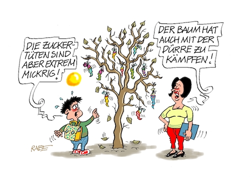 Cartoon: Zuckertütenbaum (medium) by RABE tagged merz,kanzler,koalition,union,spd,klingbeil,cartoon,karikatur,pressezeichnung,farbcartoon,tagescartoon,db,bahn,frühling,frühjahr,frühjahrsputz,ice,zug,blumenkasten,blumenkästen,esc,songcontest,bildung,schulanfang,schulstart,einschulung,zuckertüte,zuckertütenbaum,dürre,trockenheit,klimawandel,merz,kanzler,koalition,union,spd,klingbeil,cartoon,karikatur,pressezeichnung,farbcartoon,tagescartoon,db,bahn,frühling,frühjahr,frühjahrsputz,ice,zug,blumenkasten,blumenkästen,esc,songcontest,bildung,schulanfang,schulstart,einschulung,zuckertüte,zuckertütenbaum,dürre,trockenheit,klimawandel