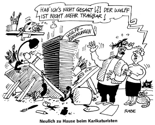 Cartoon: Zusammengewulffeltes 2 (medium) by RABE tagged wulff,bundespräsident,staatsoberhaupt,cdu,amtsmissbrauch,geerkens,kredit,privatkredit,erklärungsnot,karikaturist,cartoons,zeichentisch,katzen,zeichnungen,karikaturen,wulff,bundespräsident