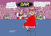 Cartoon: Absacker (small) by RABE tagged merz,kanzler,koalition,union,spd,klingbeil,cartoon,karikatur,pressezeichnung,farbcartoon,tagescartoon,db,bahn,frühling,frühjahr,frühjahrsputz,ice,zug,blumenkasten,blumenkästen,esc,songcontest,klinbeil,bas,vorsitz,personaldebatte,doppelspitze,überlebenskampf,sozialdemokraten,umfragewerte,bar,absacker,umfragetief,barkeeper,barhocker