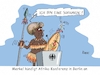 Cartoon: Afrikakonferenz (small) by RABE tagged afrika,afrikakonferenz,berlin,staaten,namibia,kenia,uganda,staatschefs,stammesfürsten,flüchtlinge,mittelmeer,unterstützung,geberkonferenz,milliarden,zwanzig,hamburg,rabe,ralf,böhme,cartoon,karikatur,pressezeichnung,farbcartoon,tagescartoon,merkel,kanzlerin,union,cdu,gastgeberin,begrüßungsrede,einladung,afrikanerin,schwarze,schild,speer,medizinmann