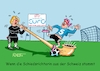 Cartoon: Alphornpfiffe (small) by RABE tagged fußball,em,wm,meisterschaft,schweiz,frauen,frauenfußball,spielerin,rabe,ralf,böhme,cartoon,karikatur,pressezeichnung,farbcartoon,spielplan,paarung,tv,live,uefa,sportschau,pkw,fahne,damenfussball,alphorn,schiedsrichter,schiedsrichterin,schiri,sturz,beinbruch