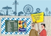 Cartoon: Bierdeckelpreis (small) by RABE tagged merz,kanzler,koalition,union,spd,klingbeil,cartoon,karikatur,pressezeichnung,farbcartoon,tagescartoon,db,bahn,frühling,frühjahr,frühjahrsputz,ice,zug,blumenkasten,blumenkästen,esc,songcontest,oktoberfest,münchen,bayern,wiesn,söder,maß,preisdeckel,bierpreis,bierpreisdeckel,benzinpreis,benzinpreisdeckel