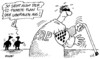 Cartoon: Blind und taub (small) by RABE tagged liberale,bundesregierung,fdp,rösler,westerwelle,parteitag,umfragetief,plan,parteiprogramm,blind,sehstörung,blindenbinde,gehstock,brüderle,bahr,krise