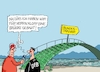 Cartoon: Brückenbauer (small) by RABE tagged fußball,nagelsmann,spieler,wm,kader,usa,ball,sport,tor,spielfeld,schiedsrichter,videobeweis,rabe,ralf,böhme,cartoon,karikatur,pressezeichnung,farbcartoon,tagescartoon,hund,bundesliga,ballaballa,dfb,bundestrainer,jürgen,klopp,brücke,gold,geldscheine,euros