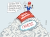 Cartoon: Dealmaker (small) by RABE tagged trump,präsident,usa,donald,einmarsch,erstürmung,cartoon,karikatur,pressezeichnung,rabe,ralf,böhme,farbcartoon,tagescartoon,venezuela,südamerika,maduro,regimewechsel,weltordnung,kongress,völkerrecht,deal,dealmaker,versaille,iran,abkommen,iranabkommen,frieden,friedensplan,irankrieg,hormus,blockade,teppich,besen,kehrschaufel,chaos,trümmer