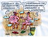Cartoon: FDP Sauna (small) by RABE tagged westerwelle,fdp,sauna,euro,danpf,nebel,hotelgewerbe,aufguß,übernachtungssteuer,umnachtungssteuer,mehrwertsteuer,steuersystem,steuervereinfachung,hotel,gaststätten,dampfbad,finanzamt,steuerbescheid